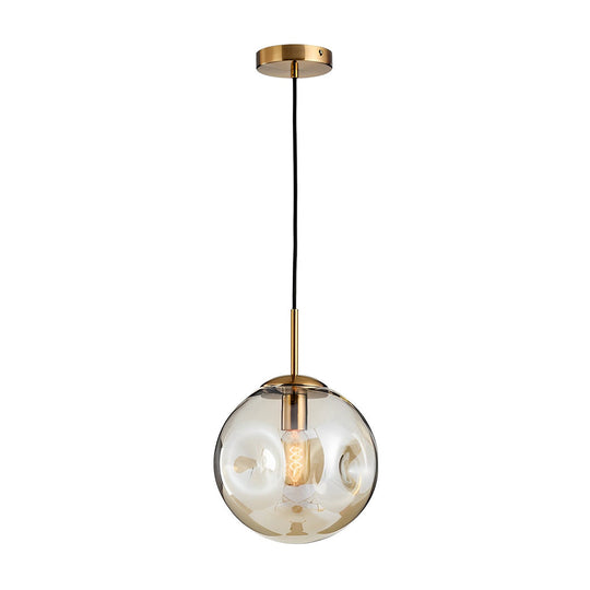 Creative Glass Globe Metal Nordic Small Chandelier Pendant Light