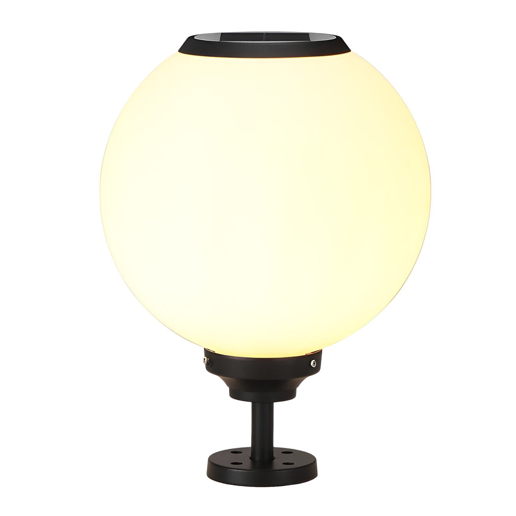 Ball Waterproof Three Step Dimming LED Solar Post Caps Lights
