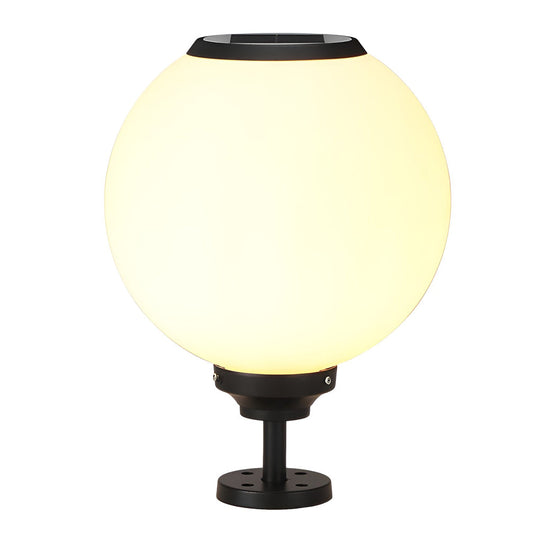Ball Waterproof Three Step Dimming LED Solar Post Caps Lights