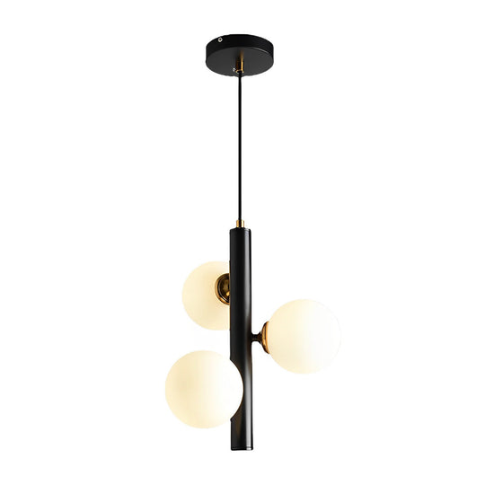 3 Glass Balls LED Creative Personality Nordic Dining Room Chandelier