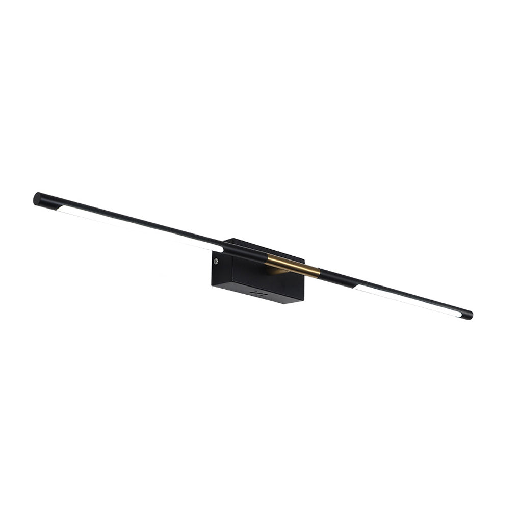 Black & Gold Linear LED Bathroom Vanity Light Bar