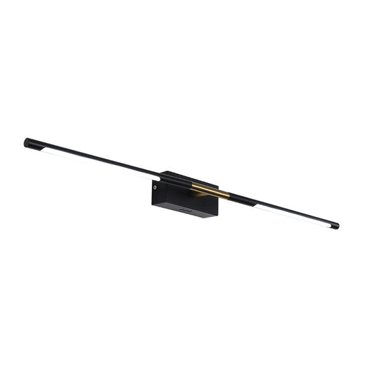 Black & Gold Linear LED Bathroom Vanity Light Bar
