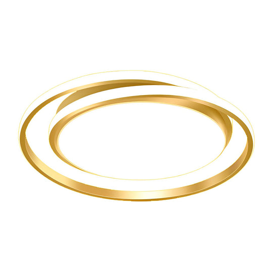 Circular LED Stepless Dimming Modern Ceiling Light with Remote Control