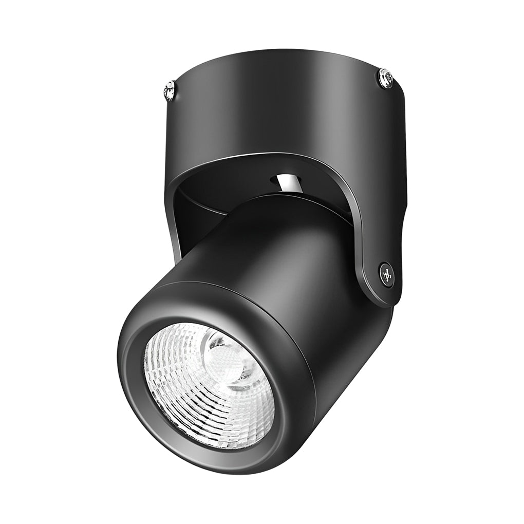 Adjustable Aluminum Round COB LED Modern Ceiling Spotlight / Downlight