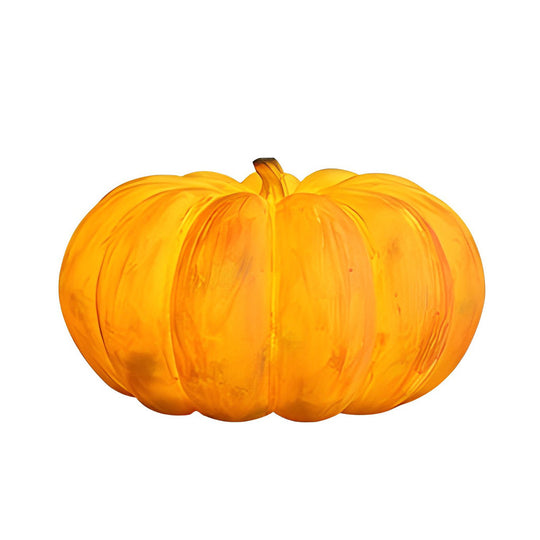 Portable Pumpkin-Shaped Resin LED Outdoor Lawn Light