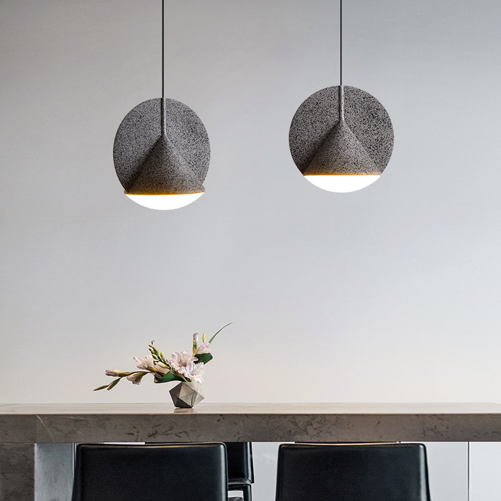 Circular Cone Metal LED Industrial Pendant Light