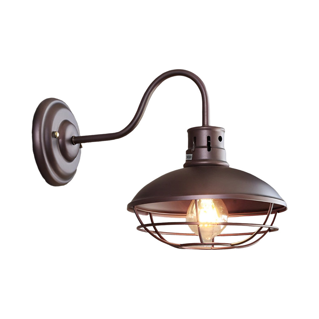 Retro Iron LED Waterproof Industrial Style Outdoor Wall Lights