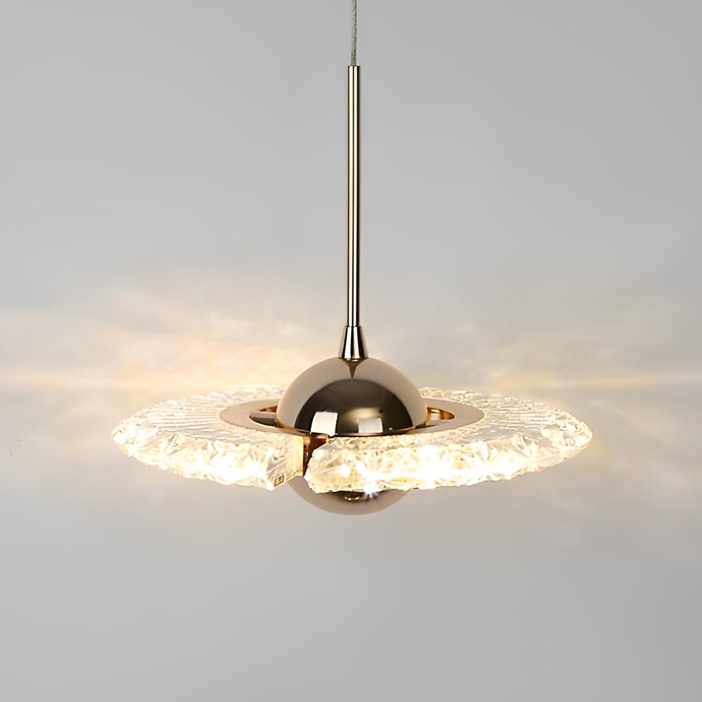 Creative Circle Anodized Acrylic LED Modern Pendant Light