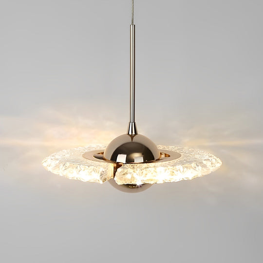 Creative Circle Anodized Acrylic LED Modern Pendant Light
