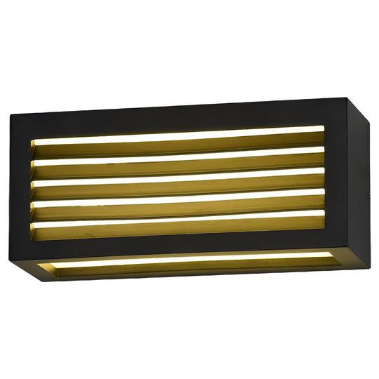 Rectangle Waterproof 12W LED Modern Outdoor Wall Sconce Light