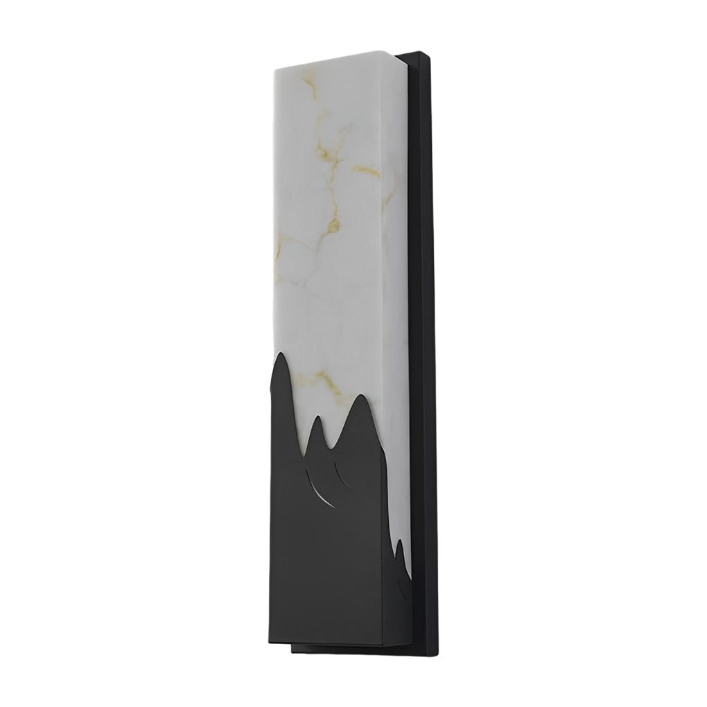 Rectangular Creative Waterproof LED Black Retro Wall Sconce