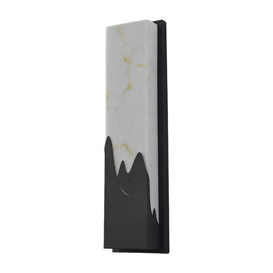 Rectangular Creative Waterproof LED Black Retro Wall Sconce