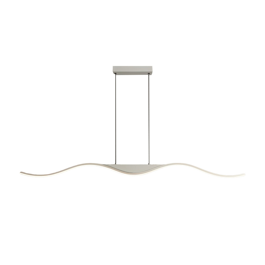 Minimalist Wave Dimmable Modern LED Chandelier