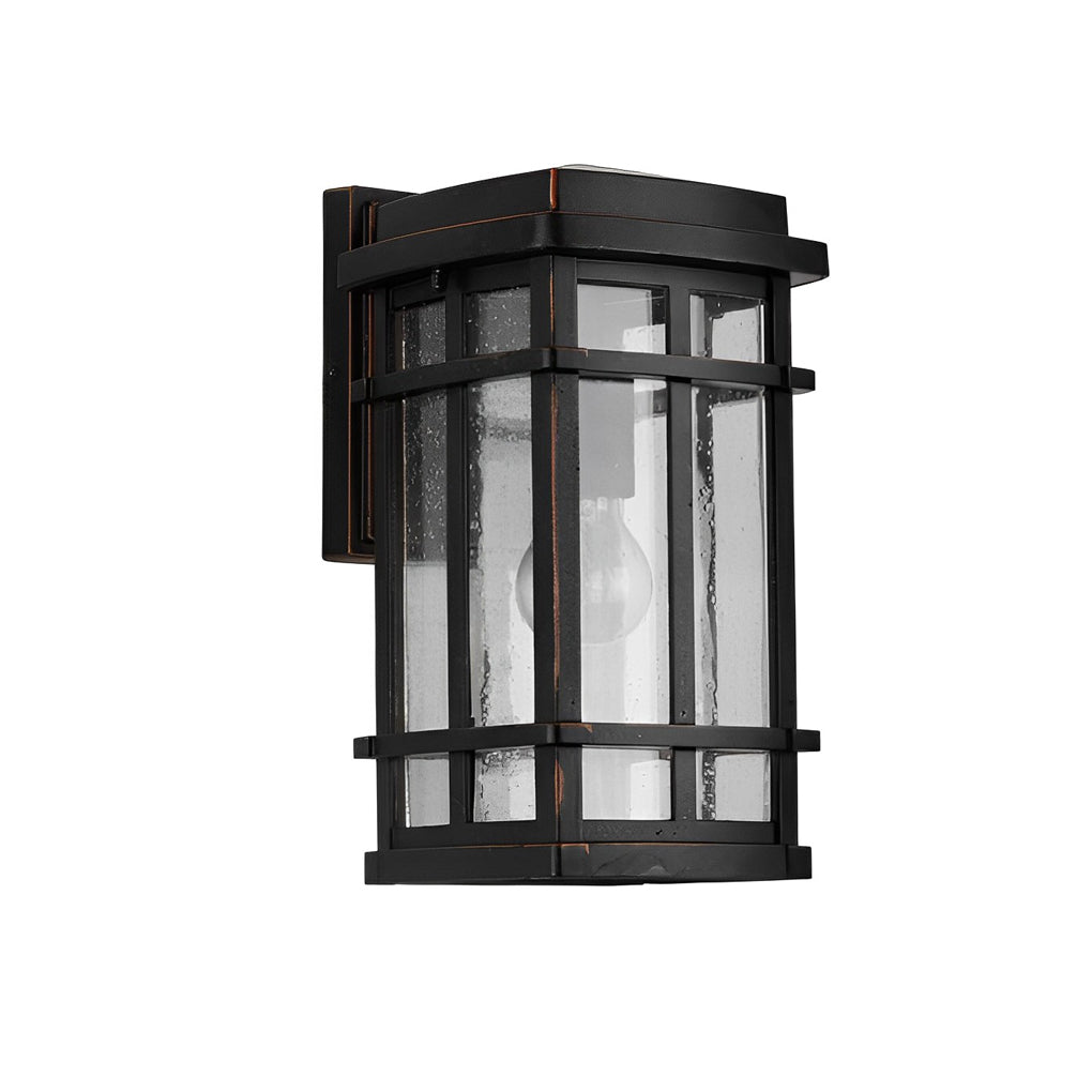 Retro Bubbles Glass Outdoor Wall Light