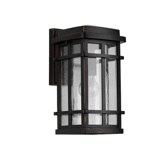 Retro Bubbles Glass Outdoor Wall Light