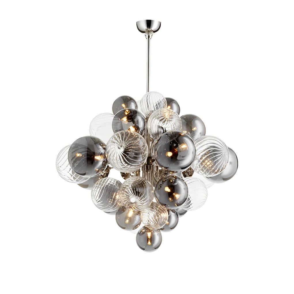 Glass Bubbles Ball Designer Post-Modern LED Chandelier