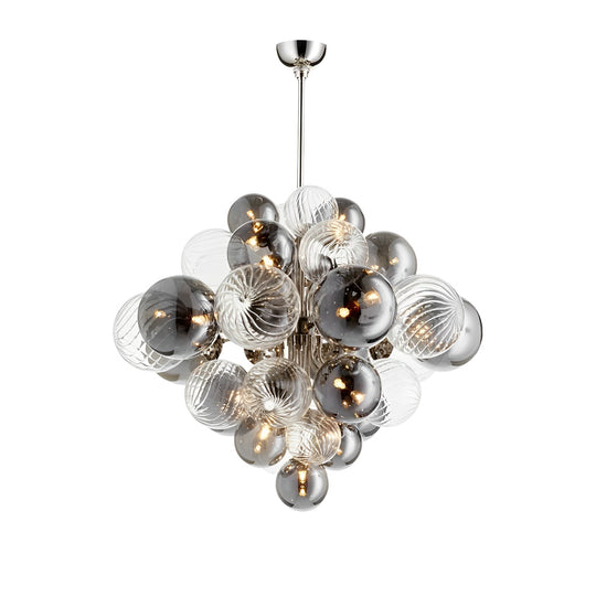 Glass Bubbles Ball Designer Post-Modern LED Chandelier