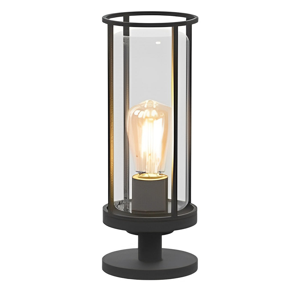 Modern Minimalist Round Outdoor Stainless Steel Light