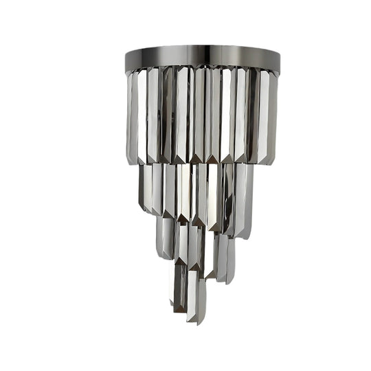 Crystal Metal LED Three Step Dimming Modern Wall Lamp