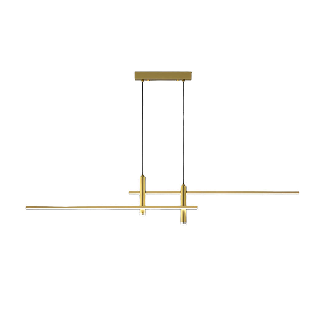 Minimalist Lines Dimmable LED Modern Chandelier