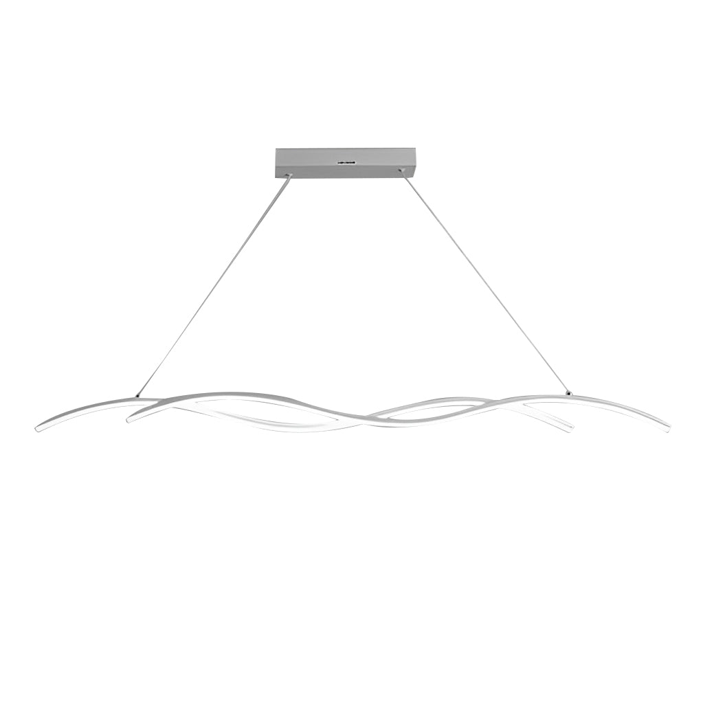 Double Wavy Minimalist LED Modern Pendant Light
