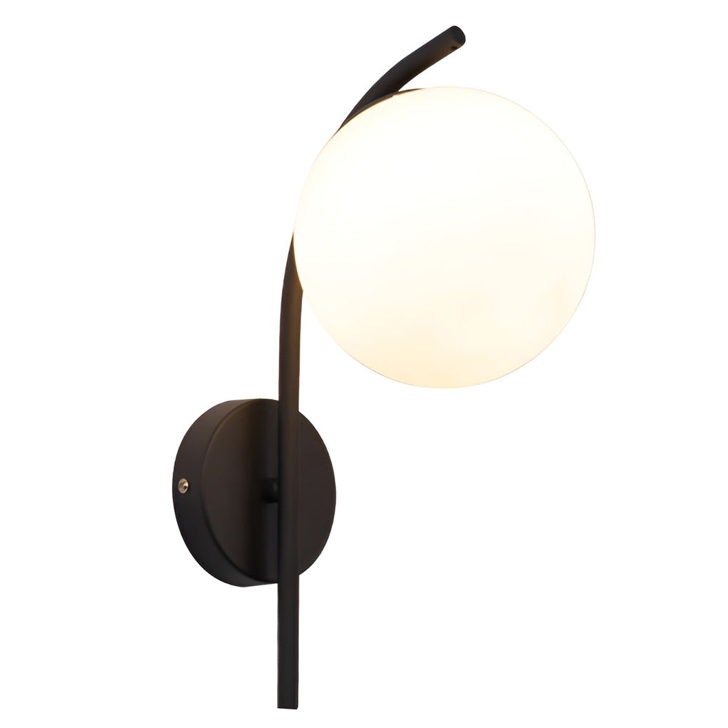 Creative Glass Ball-shaped LED Nordic Plug-in Wall Sconce