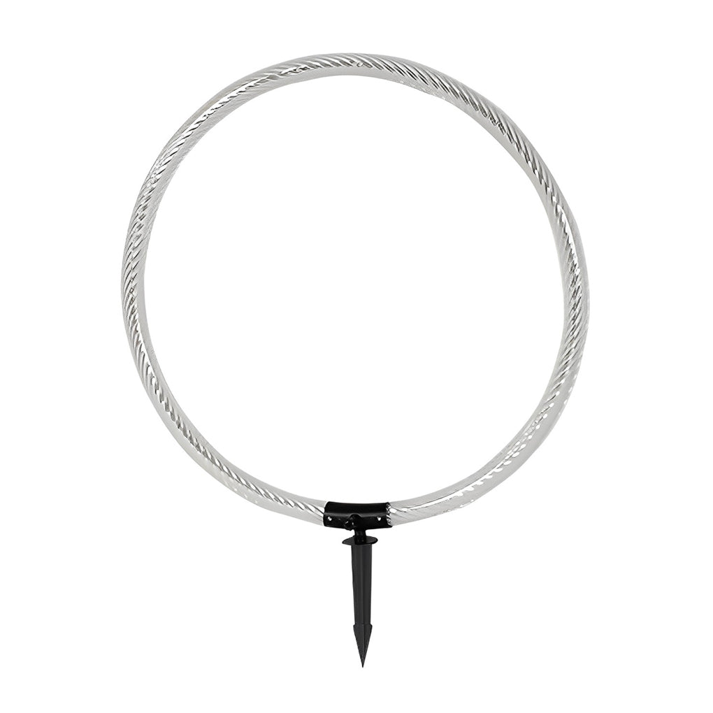 Sleek Ring LED Lawn Lamp Modern Waterproof Solar Landscape Lighting