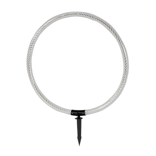 Sleek Ring LED Lawn Lamp Modern Waterproof Solar Landscape Lighting