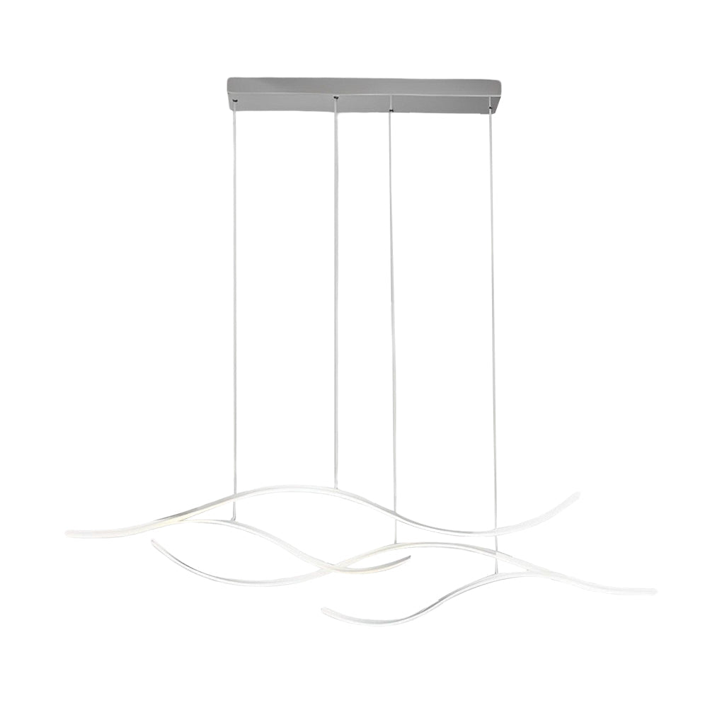 Wave Linear Hanging Branch LED Modern Pendant Light