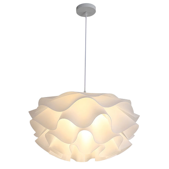 Flower Shaped Three-Step Dimming LED White Nordic Chandelier Pendant Light