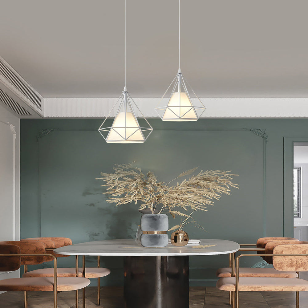 Geometric Metal LED Country Pendant Light