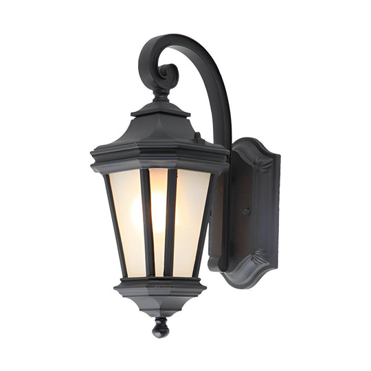 Minimalist Frosted Glass European-Style Outdoor Wall Lamp