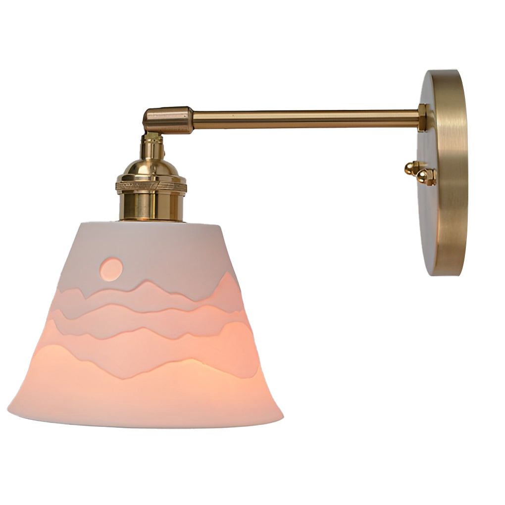 Mountains Shadow Ceramic LED Pendant Light
