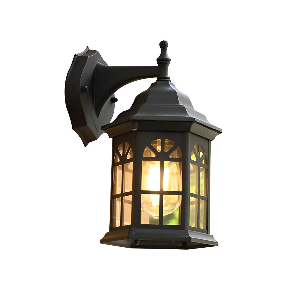 Waterproof Aluminum Alloy Glass Outdoor Wall Light