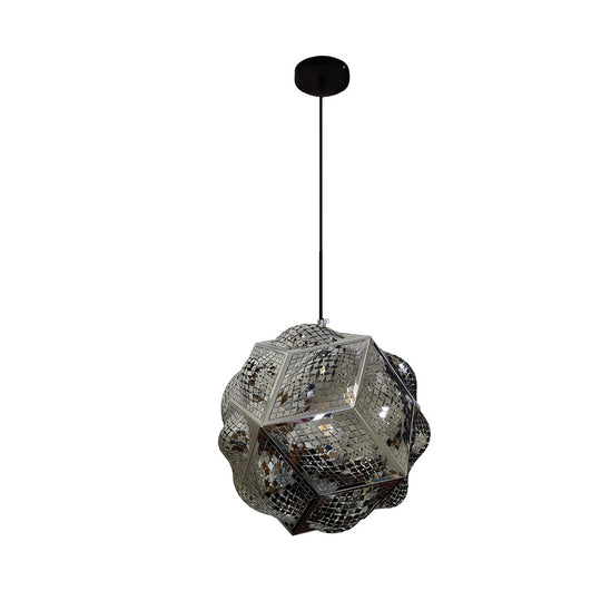Irregular Ball 3D Stainless Steel Postmodern Chandelier Pendant Light