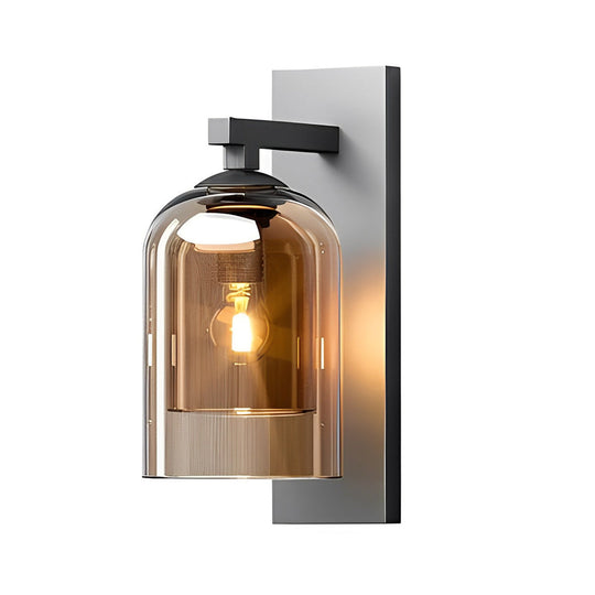 Double-Layer Glass Shade Nordic Minimalist Wall Lamp