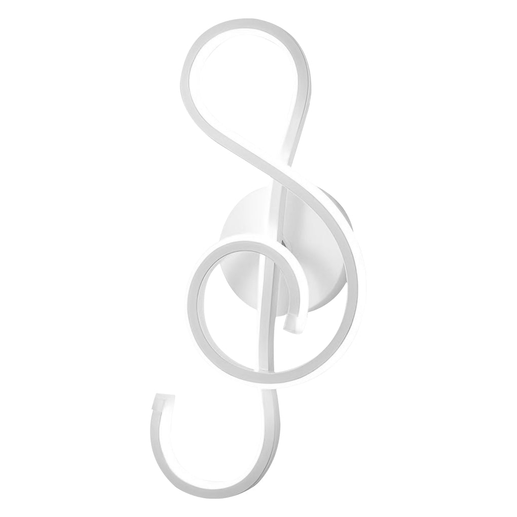 Musical Note Shaped LED Modern Wall Sconce