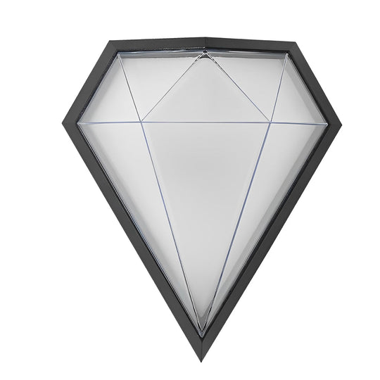 Creative Geometric LED Waterproof Black Modern Wall Lamp