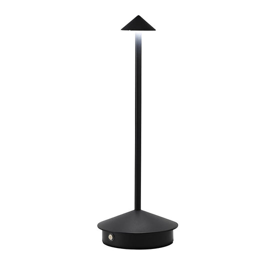 11.4" Cordless Pina Mushroom Table Lamp – Stepless Dimmable, USB Rechargeable, Warm White LED
