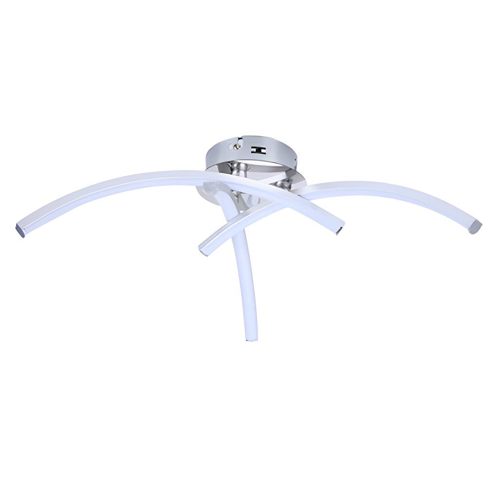 Geometric 3 Line LED Modern Ceiling Light Flush Mount Chandelier