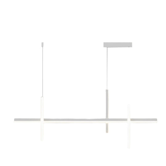 Minimalist Long Liner Lights Three Step Dimming Stepless Dimmable Chandelier