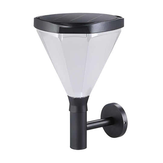 Geometric Solar LED Outdoor Waterproof Wall Lamp