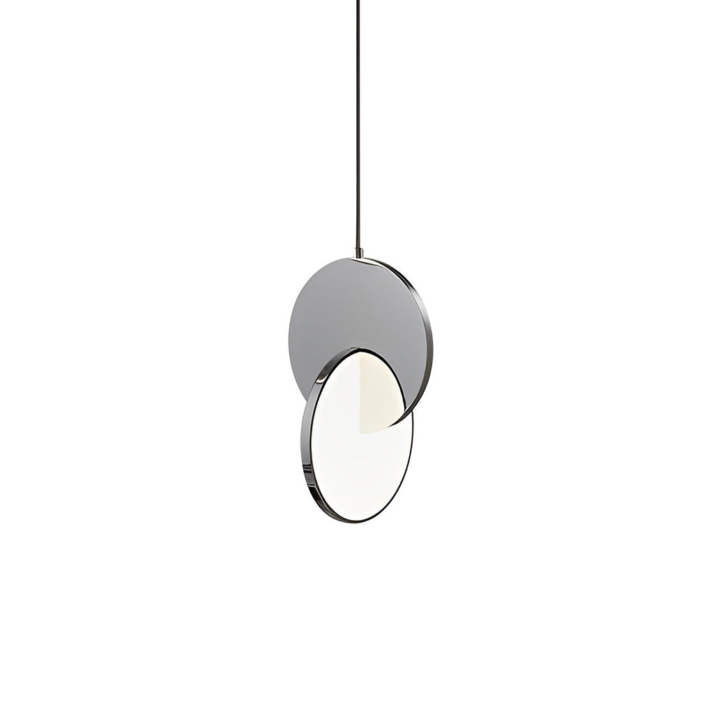 Creative Round Stainless Steel LED Acrylic Post Modern Pendant Light