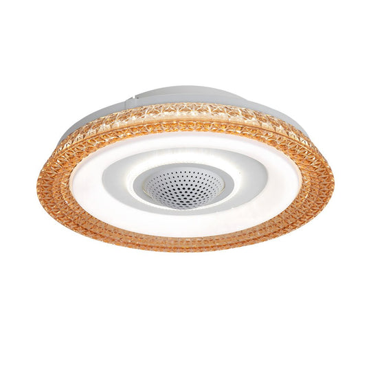20 in. 6-Speed Bladeless Smart Ceiling Fan with Dimmable LED
