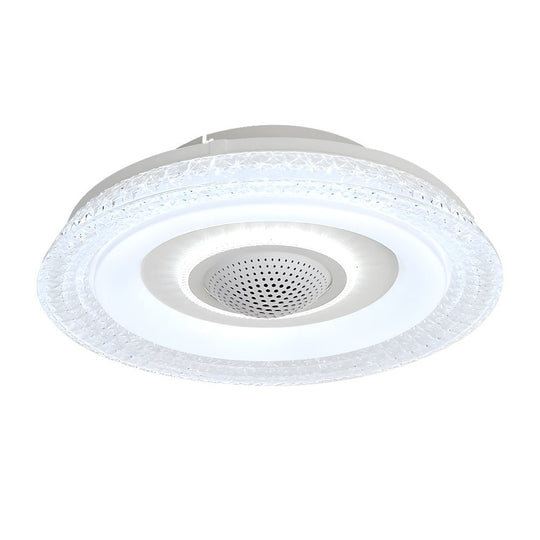 20 in. 6-Speed Bladeless Smart Ceiling Fan with Dimmable LED