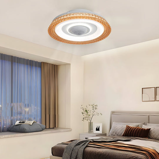 20 in. 6-Speed Bladeless Smart Ceiling Fan with Dimmable LED