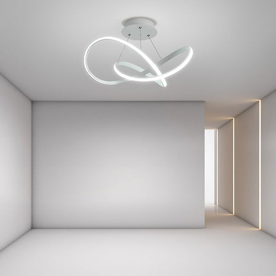 20" LED Ribbon Modern Flush Mount Ceiling Light