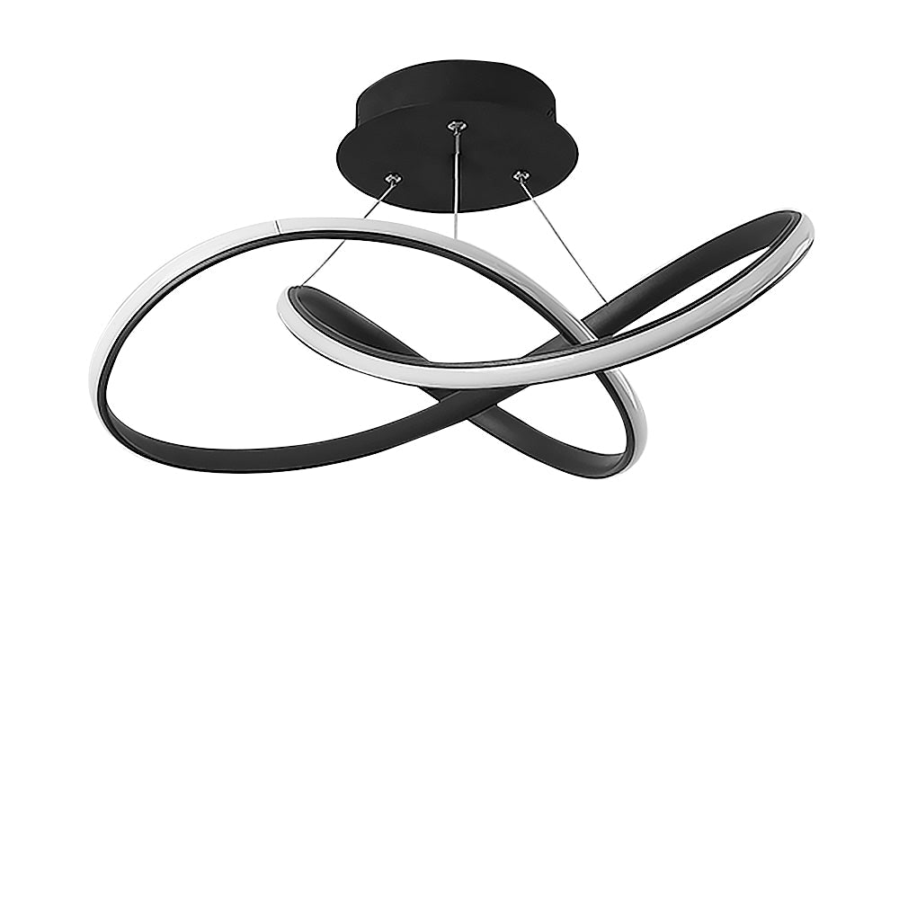 20" LED Ribbon Modern Flush Mount Ceiling Light