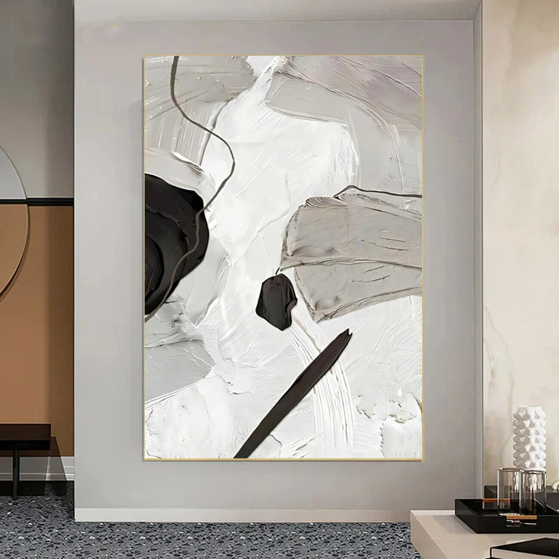 Abstract Flowing Textural Designs Canvas Wall Art