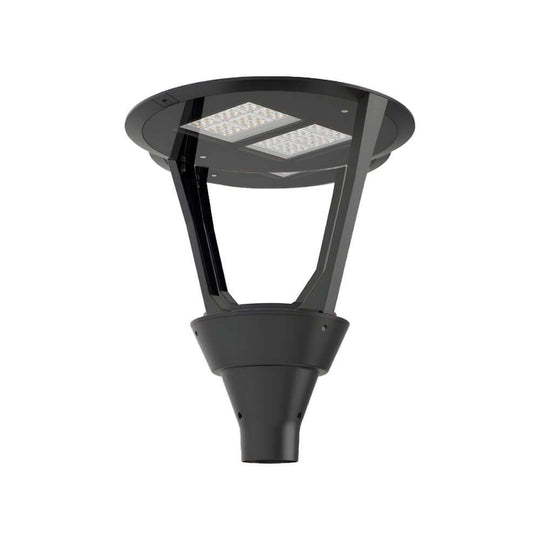 21-Inch Black Post Top LED Street Light Fixture (Pole Not Included)